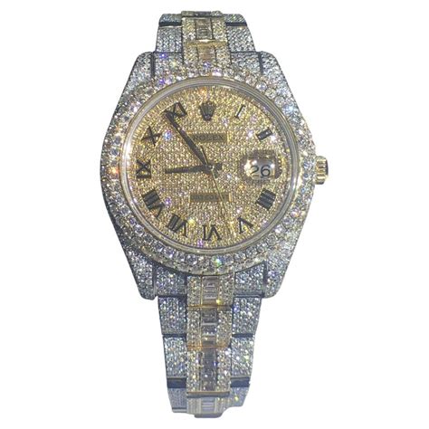 iced out fake diamond rolex|rolex datejust 41mm iced out.